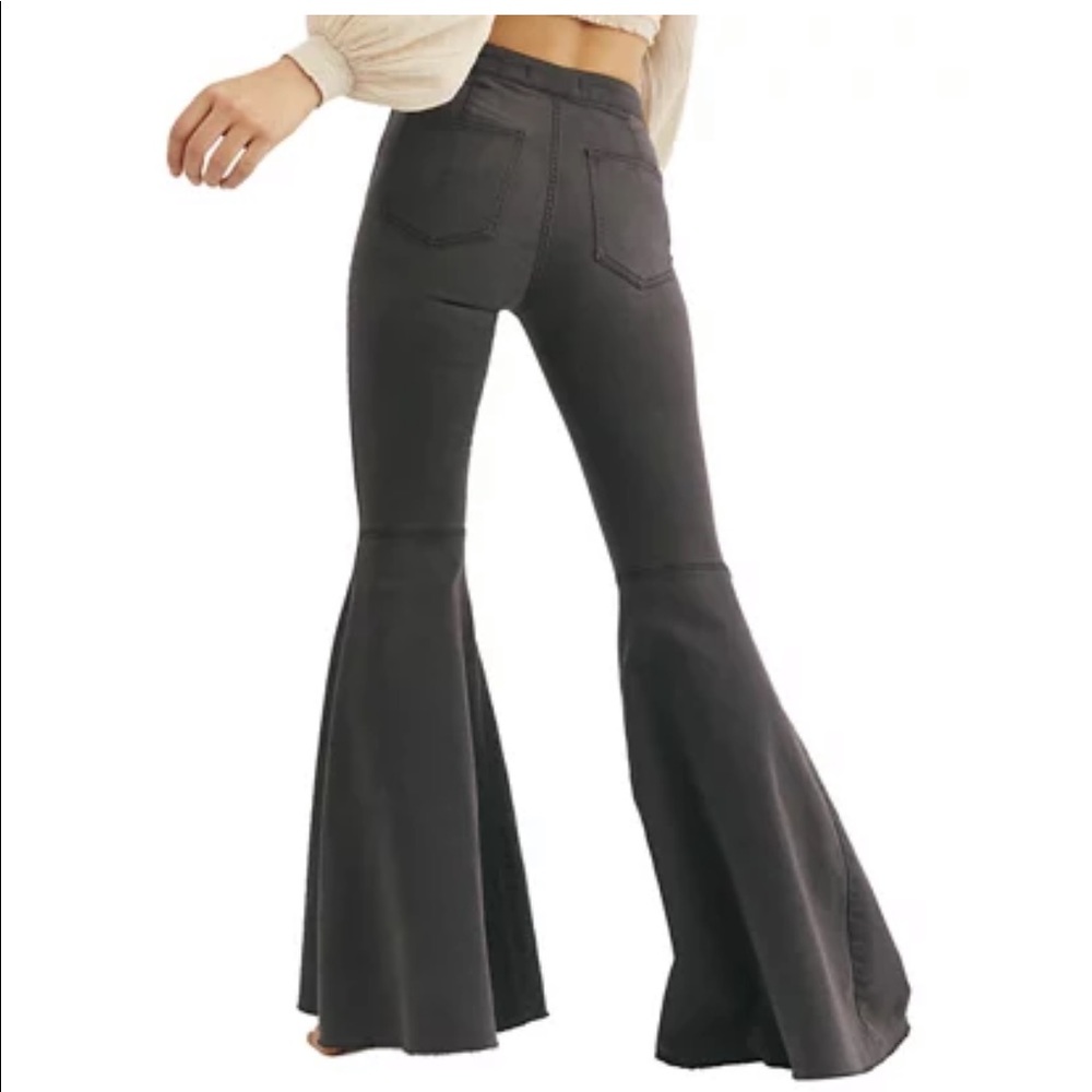 Free People Float On High Rise Flare Jeans
